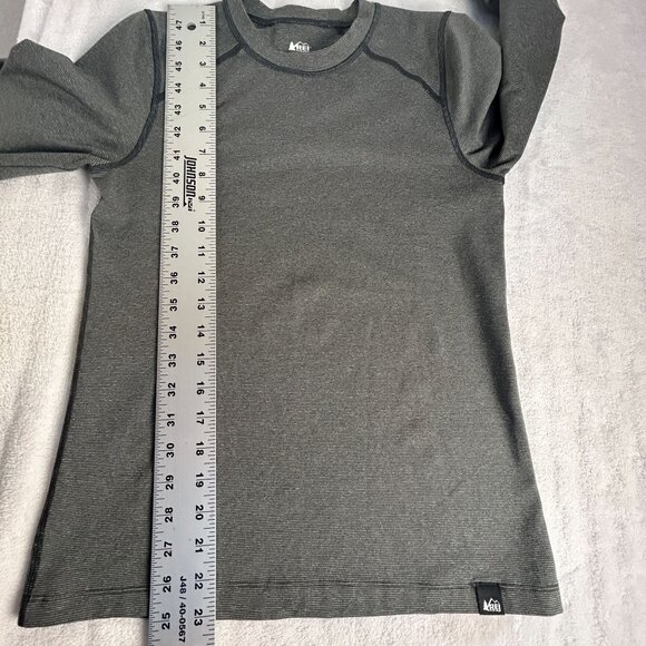 REI Co-Op Kids Long-Sleeve Base Layer Top Gray Large (14-16) Pullover Outdoor - Picture 6 of 6